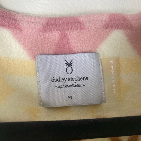 Dudley Stephens Capsule Collection Fleece Aztec Style Vest Size Med Tuckernuck - Picture 3 of 6